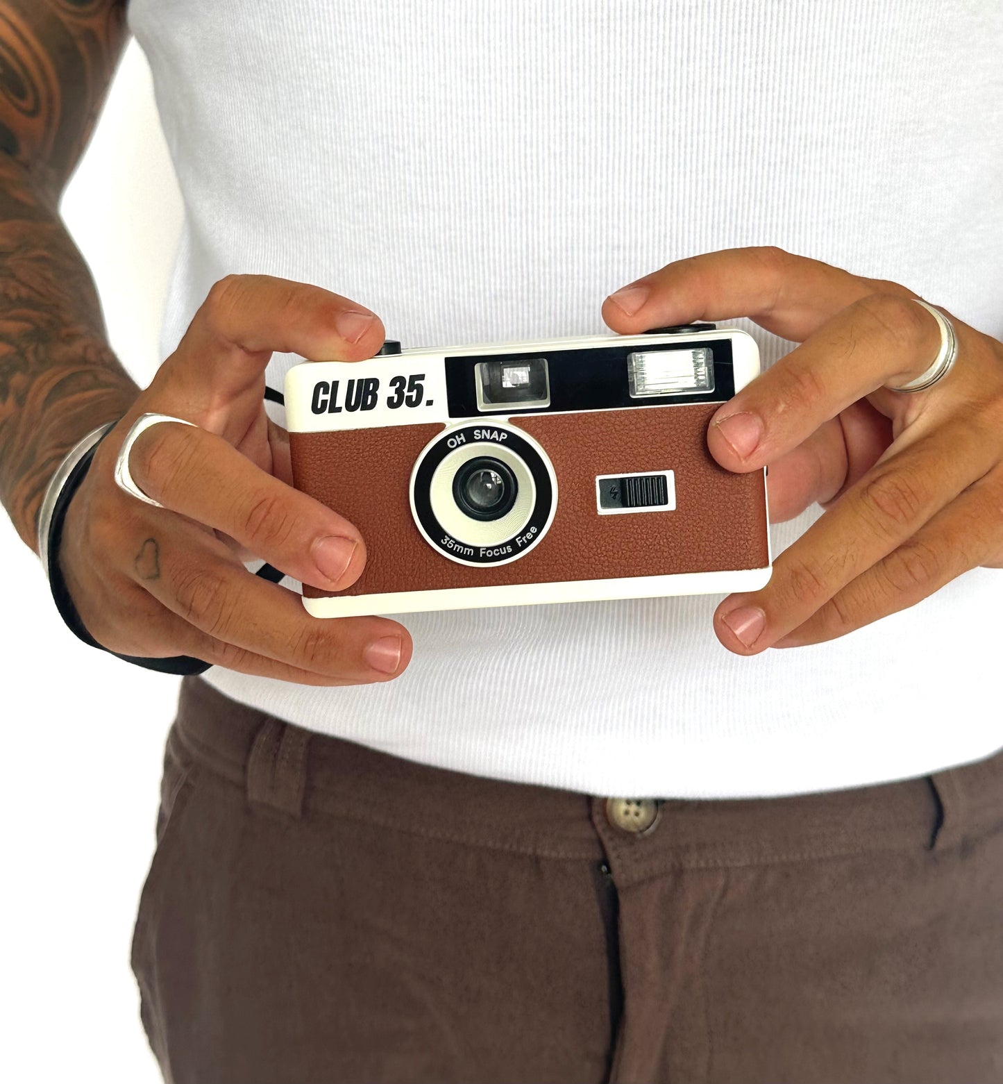CLUB 35 - 35mm Reusable Film Camera - Chocolate